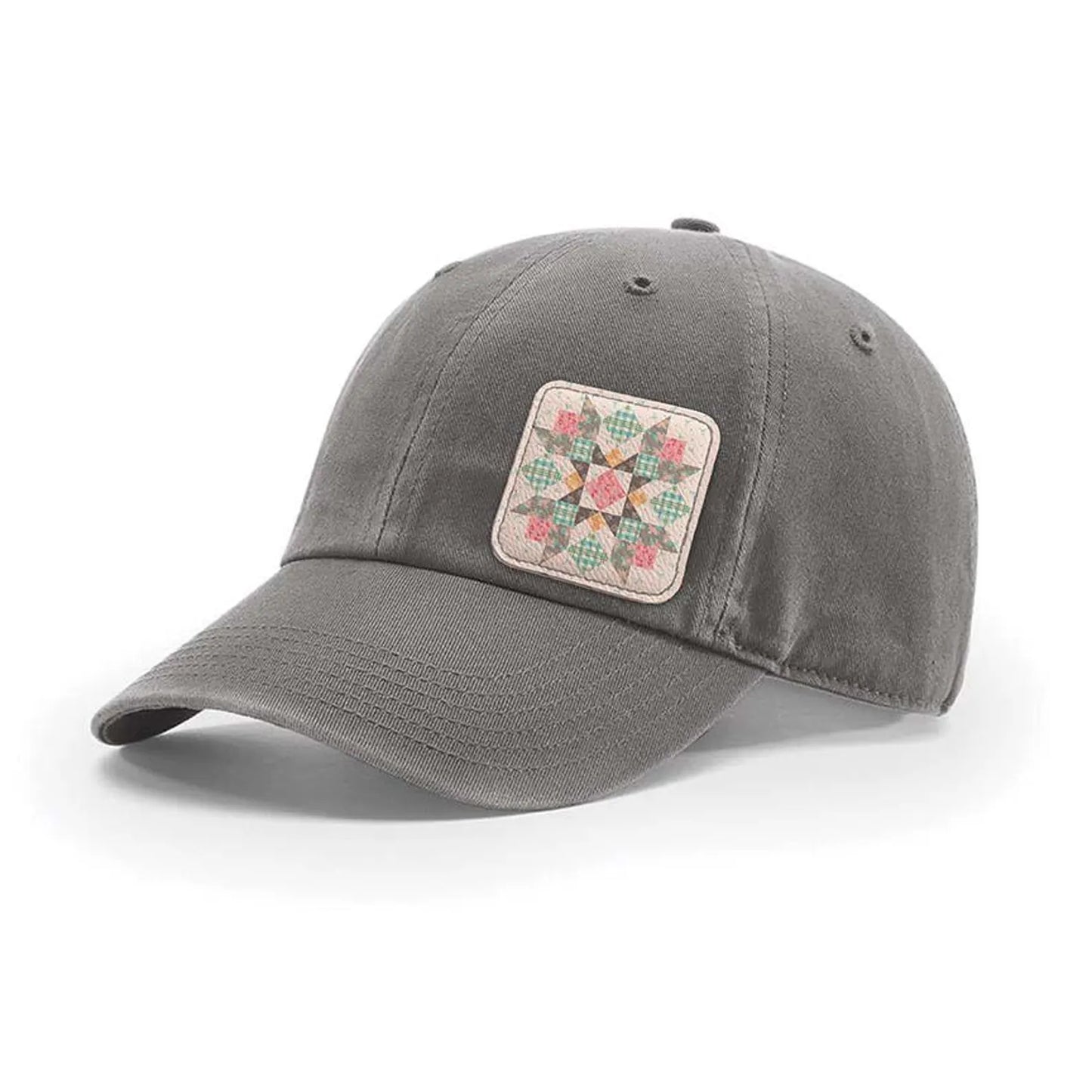 Leather Patch Baseball Hat by Lori Holt of Bee in my Bonnet for Farmer's Daughter Collection