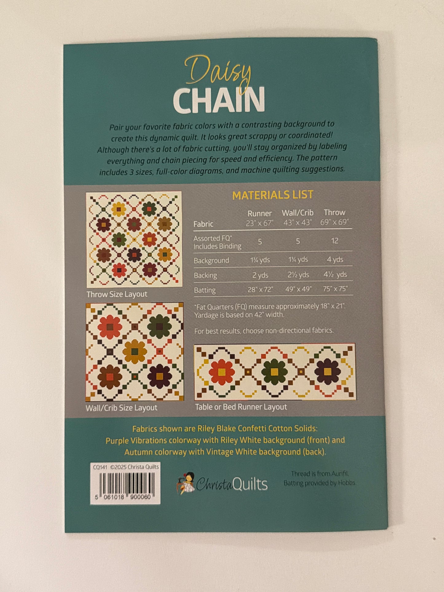 Daisy Chain Pattern Only