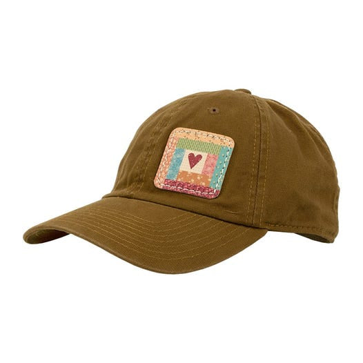 Leather Patch Baseball Hat by Lori Holt of Bee in my Bonnet for Farmer's Daughter Collection