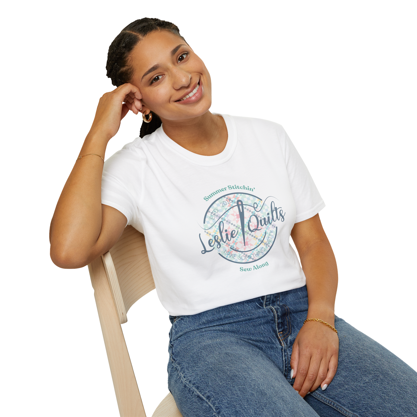 Leslie Quilts Summer Stitchin' Sew Along T-Shirt